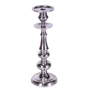 Silver aluminum candle holder 1p cmø13h37