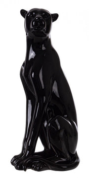 Olympus Black Leopard Statue H60