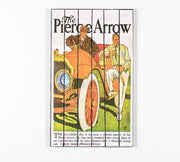 Print on wood with multicolor canvas 60x100 cm