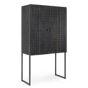 Industrial style 2 door steel cabinet