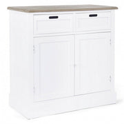 Sideboard in MDF two doors two drawers Bianca DOROTEA 84x39,5x h85 cm