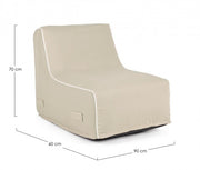 Chaise Longue Rihanna Inflatable Beige
