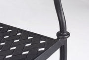 Iron garden chair C-BR Ivrea Anthracite