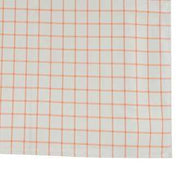 Orange checked tablecloth jm-2155 cm. 140x140
