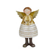 Medium gold angel with heart nbu-0202 height cm. 21