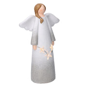 White led resin angel cm24x11,5h41