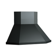 URBAN CORNER extractor hood in burnished stainless steel 105x105 cm