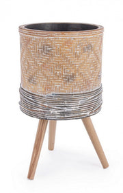 Dakar vase Magnesia tripod 39h cm