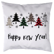 Fabric cushion with white lettering cm43x43h12