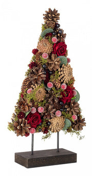 2x Natural Pino Mary Stand