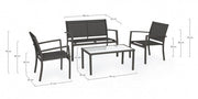 Set4 Salotto Trent Antracite Ja17