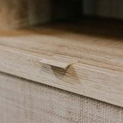 Bali 51A sideboard 3 wicker effect doors