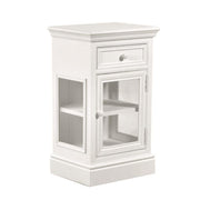 Nantes display cabinet 1 door + 1 drawer cm43,5x33,5h73,5
