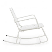 Rocking chair white bizzotto lillian
