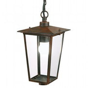 Aluminum Die-Cast Pendant Lamp with Transparent Glass Diffusers - Rust