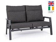 Sofa 2 Seater Recl C-C Kledi Antrac Jx55-Uk