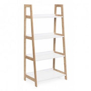 Bamboo bookcase with four shelves BROOKLYN 62x38x h130 cm