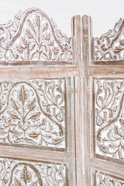 White Alyssa 3 Door Screen with Mirror Cod.0721448