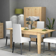 Extendable table Oak MEGARON 120 - 160X80 cm