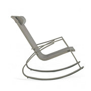 Bizzotto Tortora rocking garden armchair