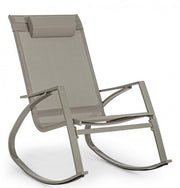 Bizzotto Tortora rocking garden armchair