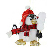 Penguin with red cap nbr-1241 cm. 13 x 13 h 15
