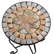 Urbino metal mosaic column