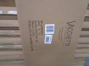 Three-panel Ceramic Print Room Divider 120.6x2.5xH180.6x2.5