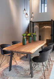 Syria blue cotton carpet 140 x 200 cm