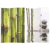 Bamboo 3-Panel Printed Room Divider - 120.6x2.5xH180.6x2.5cm