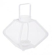 2x White Rhombus Lantern S
