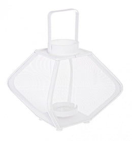 2x White Rhombus Lantern S