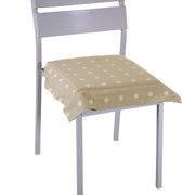 Beige squared pop polka dot cushion cm40x40h4