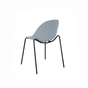 Light blue polypropylene chair