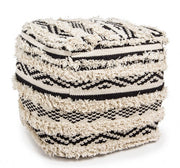 Ethnic pouf 45 x 45 cm removable