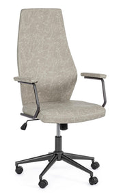 Jamie light gray office armchair