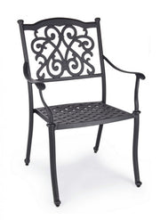Iron garden chair C-BR Ivrea Anthracite