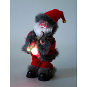 Santa Claus puppet with violin h32 cm