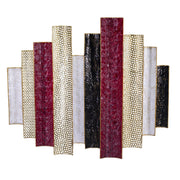 Red metal frame cm89,5x79,4h5,1