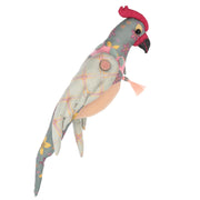 Parrot fabric puppet cm27x50x22