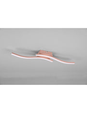 Ceiling Light Design Double Rod Led 4000k Route Rose Gold Trio Lighting