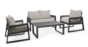 Captiva anthracite garden lounge set