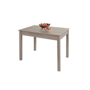 Extendable elm dining table in melamine wood 60x90-120 cm