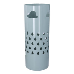 Metal umbrella stand blue clouds round cm ø19h49