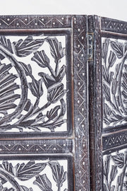 Fusion style screen 3 doors Darika antique gray