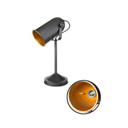 Tokyo MDL3636 directional table lamp in black metal