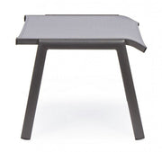 Anthracite aluminum garden furniture footrest Cruise 53 x 51 x 44 cm