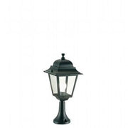 Outdoor Aluminum Die-Cast Lamp with Transparent Glass Diffusers - Max Height 210mm - Max Power 100W Black
