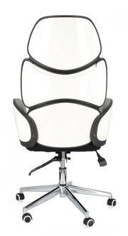 Office armchair with armrests in ARMSTRONG Dark Gray fabric 64x69 x h118.5 - 128 cm