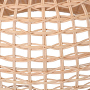 Natural rattan chandelier with ø50h30,5 cm attachment